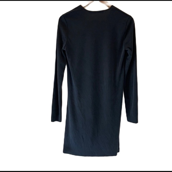 ⭐️HP⭐️SzS ZARA steel grey/blue long sleeve tunic top EUC - Picture 2 of 8